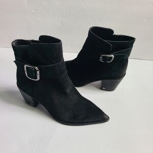 New SAM EDELMAN leonia suede leather ankle boots